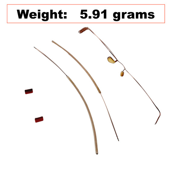 Kato Masaki Kmj-117j-102 Boundless Eyeglasses Ultra Light Red 52-18-135 - Picture 5 of 11